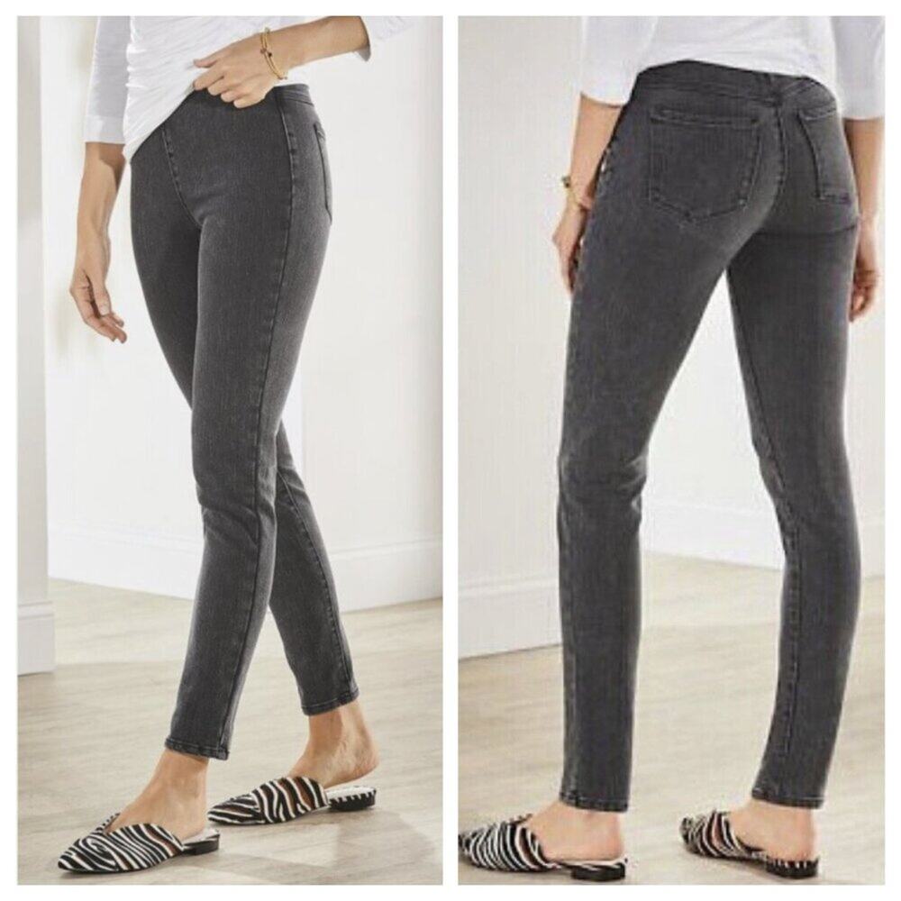 Soft Surroundings Women's Ultimate Denim Pull On Skinny Jean Size XL